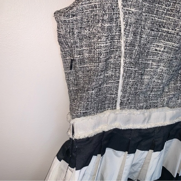 Settantotto Zerotto Gray and Black Fit and Flare Mini Dress S - Picture 9 of 9